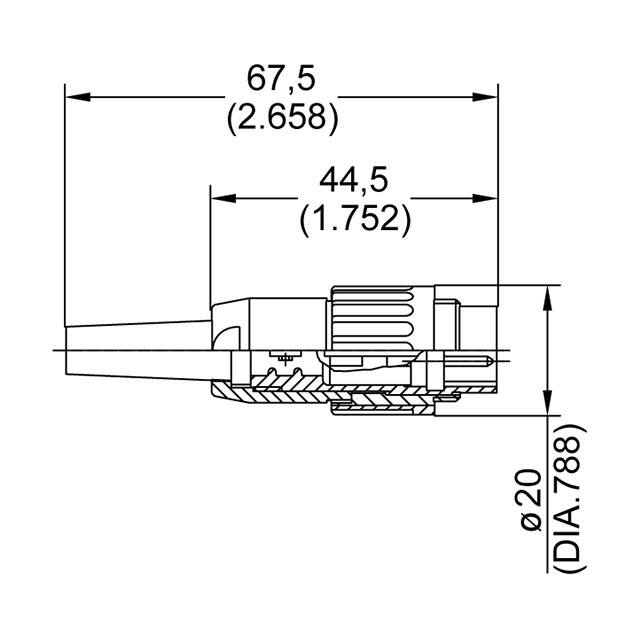 T 3200 013 Amphenol Tuchel Industrial  Conjuntos de conectores circulares